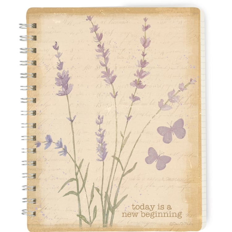 Primitives By Kathy A New Beginning Spiral Notebook