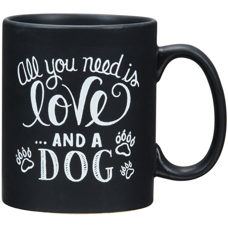 primitives by kathy All You Need Is Love And A Dog Mug