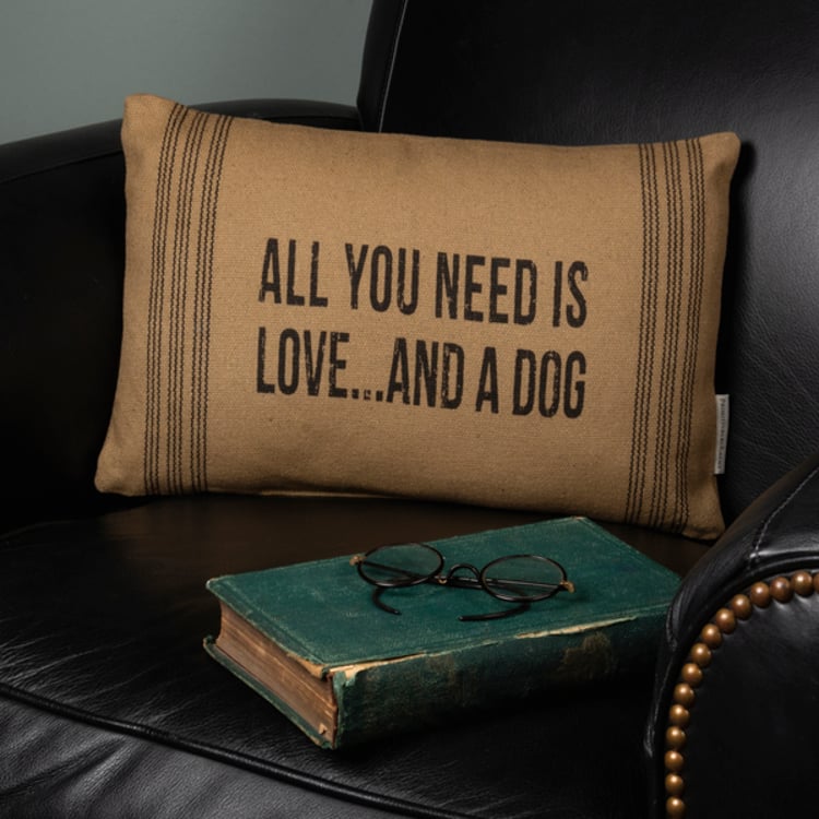Primitives By Kathy All You Need Is Love And A Dog Pillow