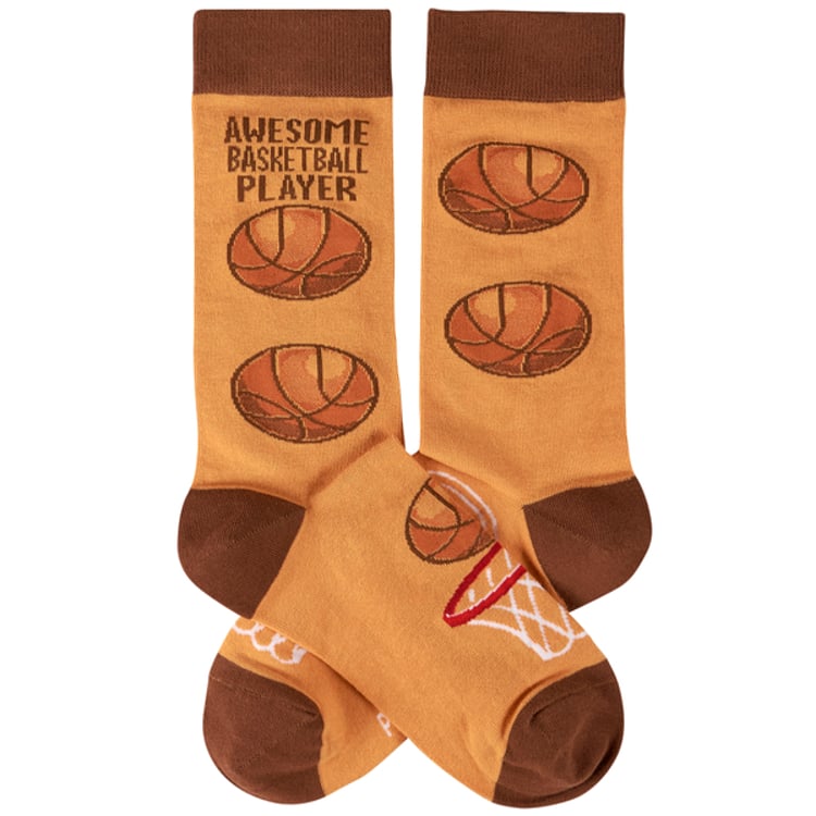 Primitives By Kathy Awesome Basketball Player Socks