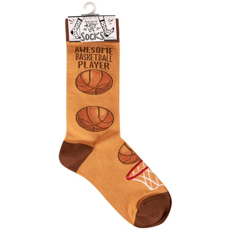 Primitives By Kathy Awesome Basketball Player Socks