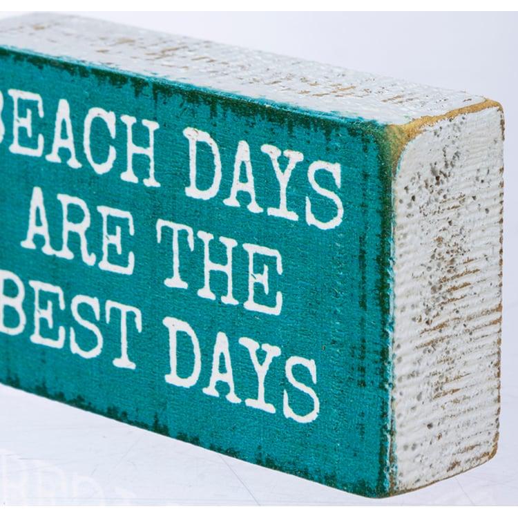 Primitives By Kathy Beach Days Are The Best Days Block Sign