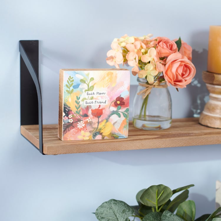 Primitives By Kathy Best Mom Best Friend Block Sign