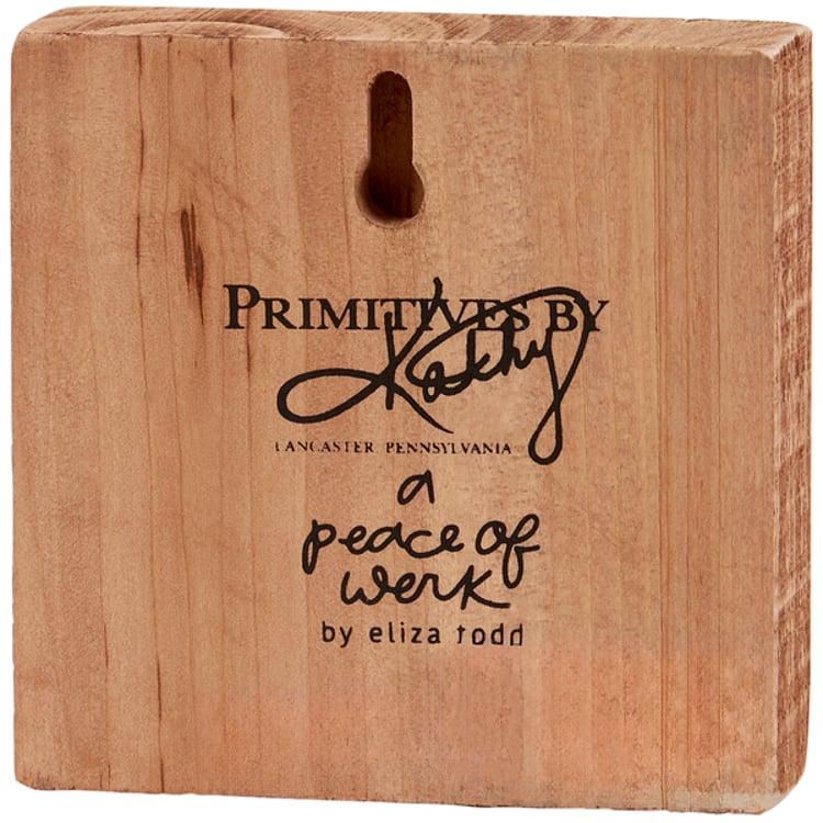 Primitives By Kathy Best Mom Best Friend Block Sign