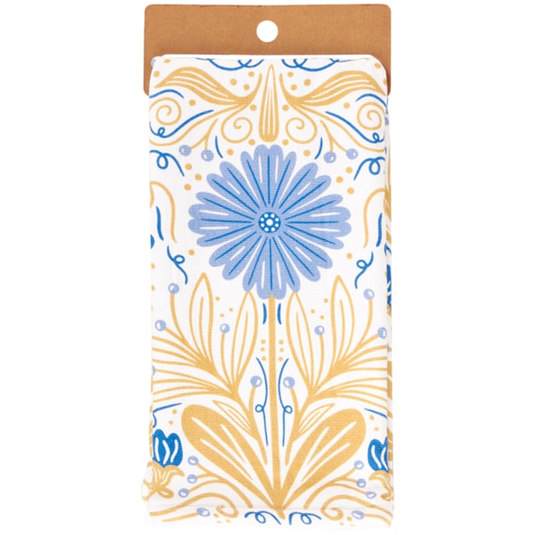 Primitives By Kathy Caterpillar Floral Kitchen Towel