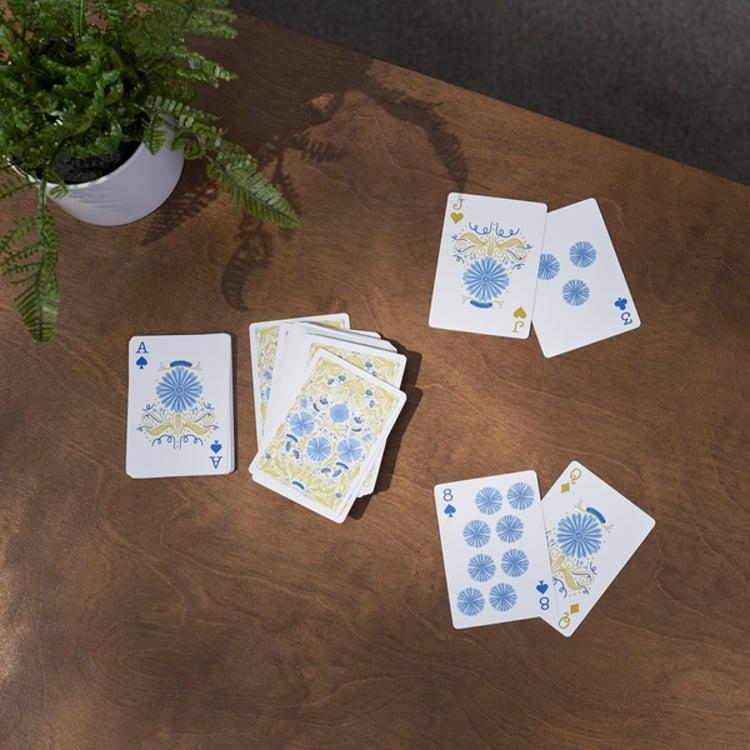 Primitives By Kathy Caterpillar Floral Playing Cards