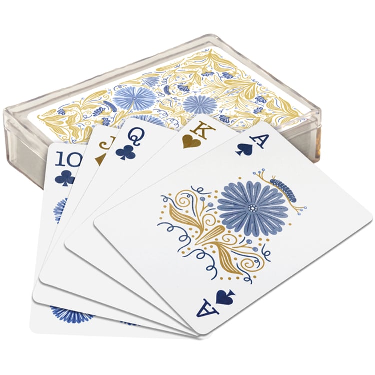 primitives by kathy Caterpillar Floral Playing Cards