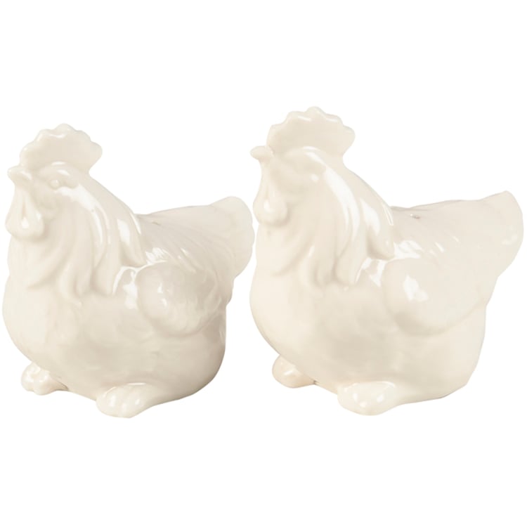 primitives by kathy Chickens Salt And Pepper Shakers