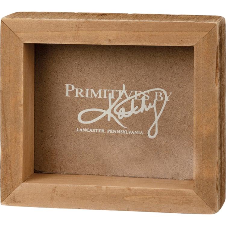 Primitives By Kathy Christmas Begins With Christ Box Sign Mini