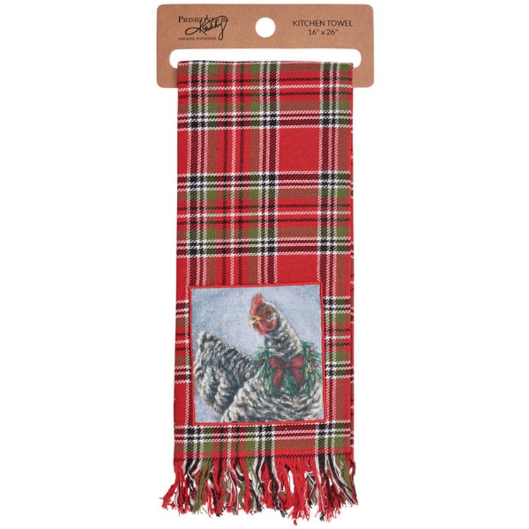 Primitives By Kathy Christmas Chicken Kitchen Towel