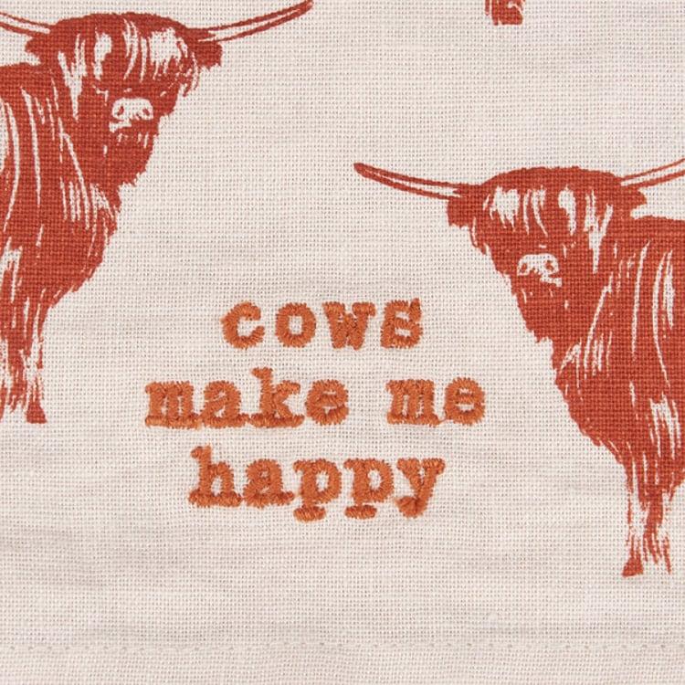 Primitives By Kathy Cows Make Me Happy Kitchen Towel
