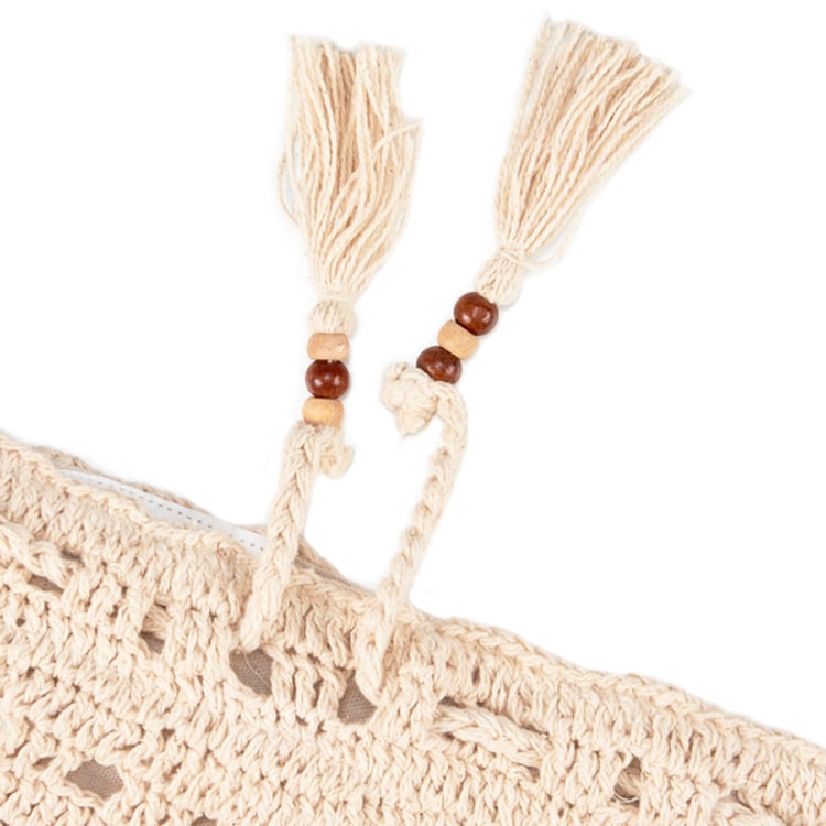 Primitives By Kathy Crochet Sunflower Drawstring Bag