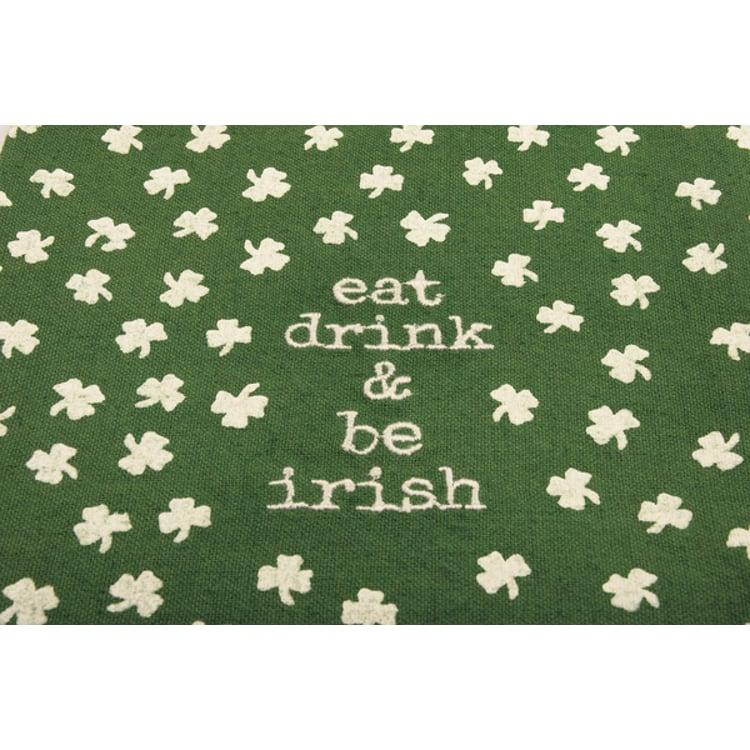 Primitives By Kathy Eat Drink & Be Irish Kitchen Towel