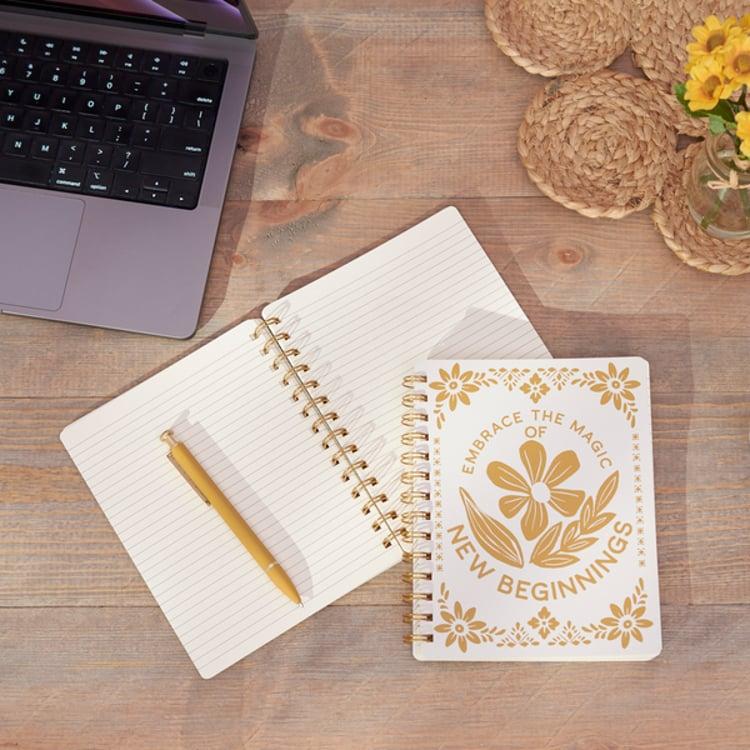 Primitives By Kathy Embrace The Magic Spiral Notebook