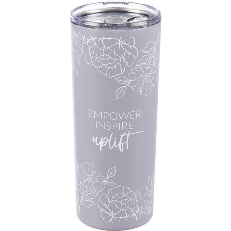 Primitives By Kathy Empower Inspire Uplift Coffee Tumbler