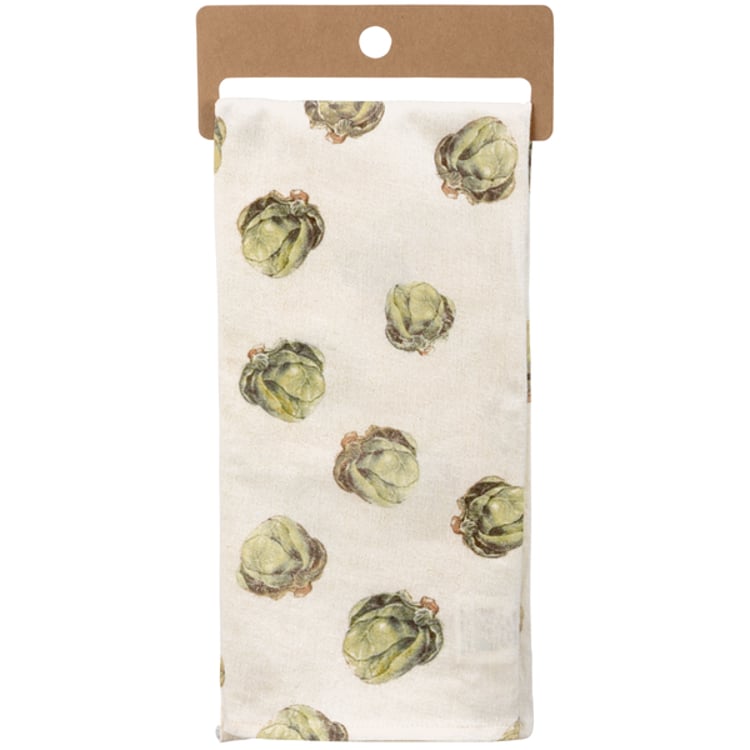 Primitives By Kathy Every Day I'm Brusselin' Kitchen Towel