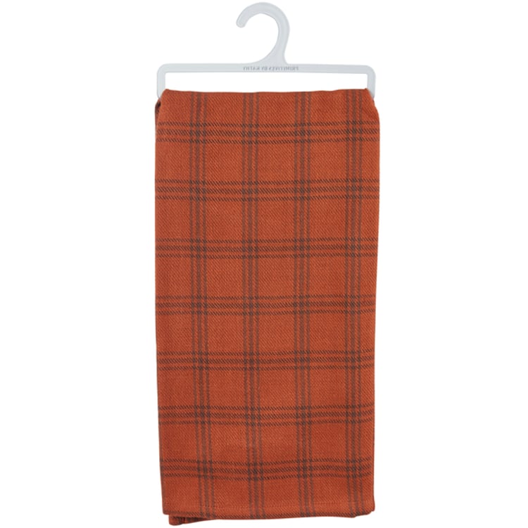 Primitives By Kathy Fall Sweet Fall Plaid Kitchen Towel