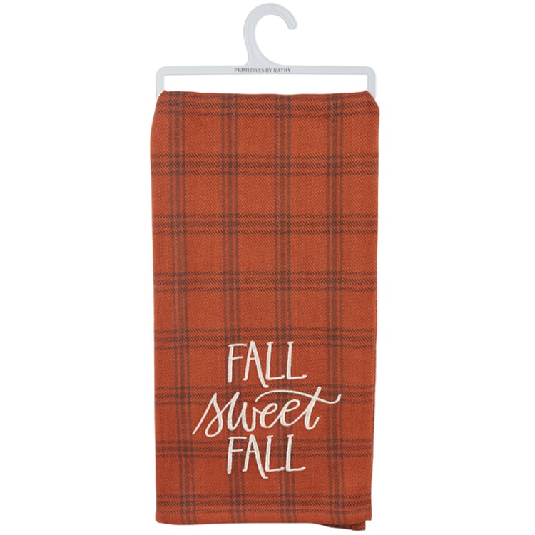 Primitives By Kathy Fall Sweet Fall Plaid Kitchen Towel