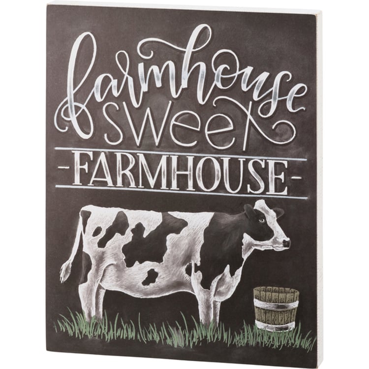 primitives by kathy Farmhouse Sweet Farmhouse Chalk Sign