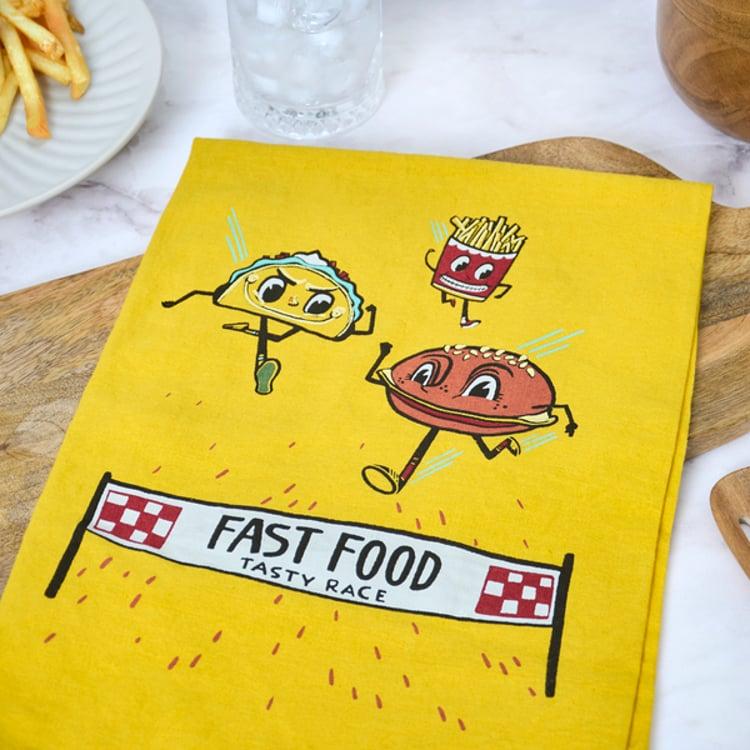 Primitives By Kathy Fast Food Tasty Race Kitchen Towel