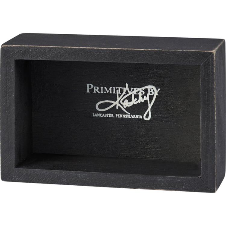 Primitives By Kathy Five Second Rule Doesn't Work Box Sign