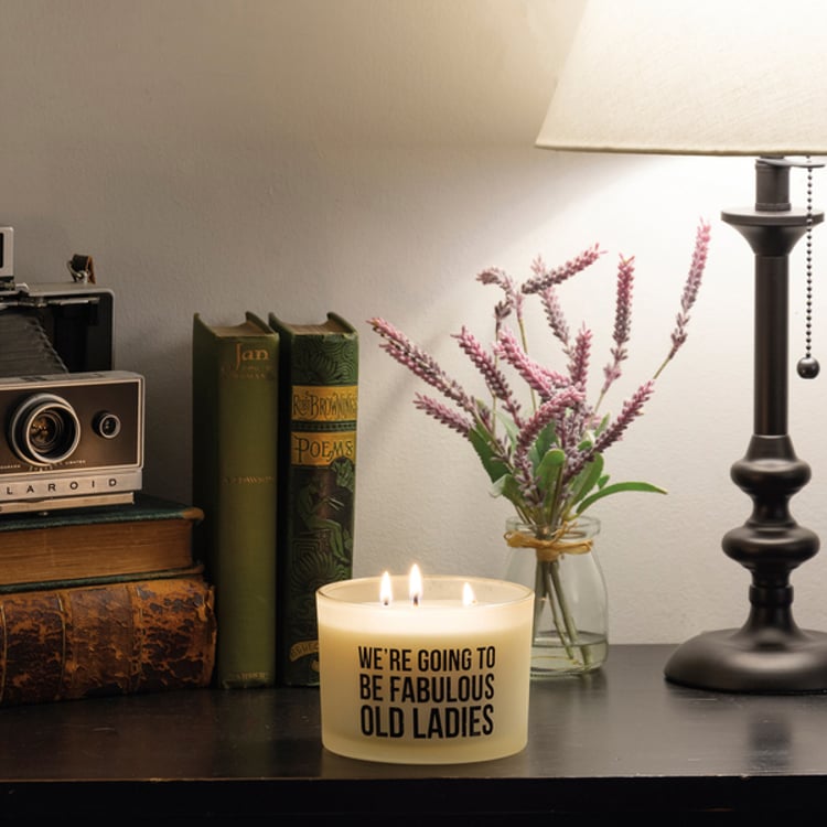 Primitives By Kathy Going To Be Fabulous Old Ladies Candle