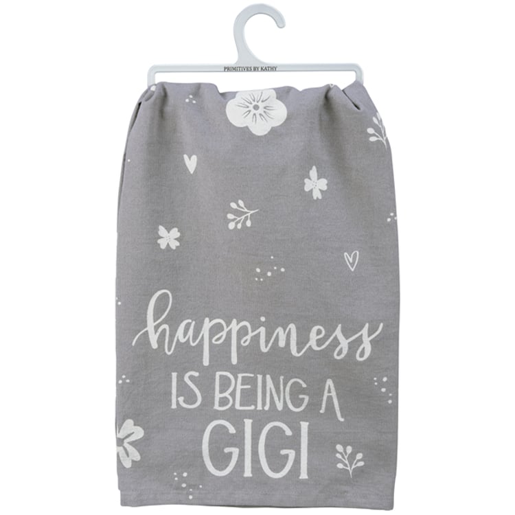 Primitives By Kathy Happiness Is Being A Gigi Kitchen Towel