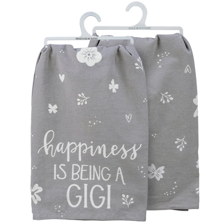 primitives by kathy Happiness Is Being A Gigi Kitchen Towel