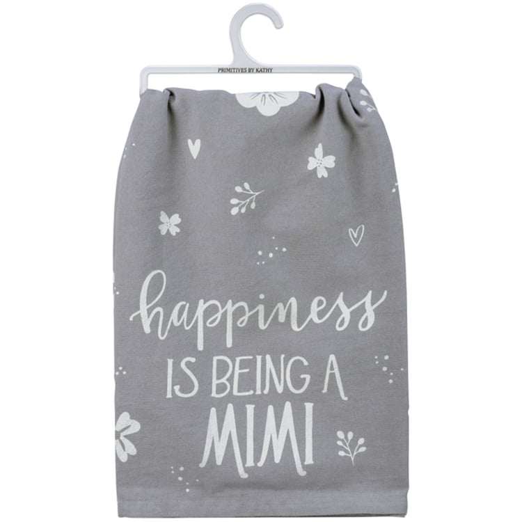 Primitives By Kathy Happiness Is Being A Mimi Kitchen Towel