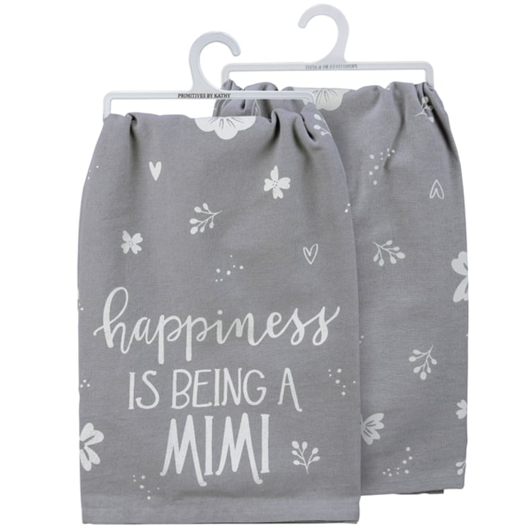 primitives by kathy Happiness Is Being A Mimi Kitchen Towel