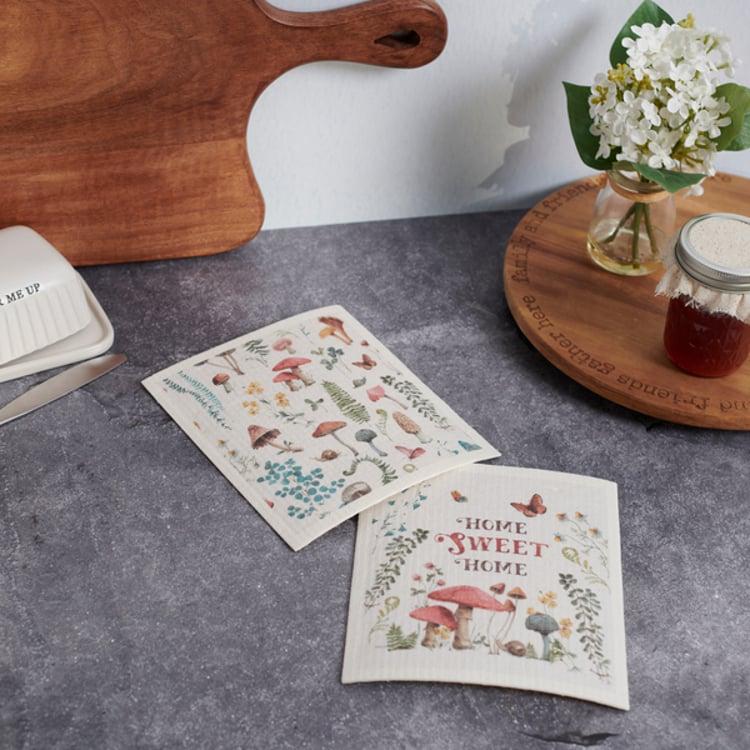 Primitives By Kathy Home Sweet Home Swedish Dishcloth Set