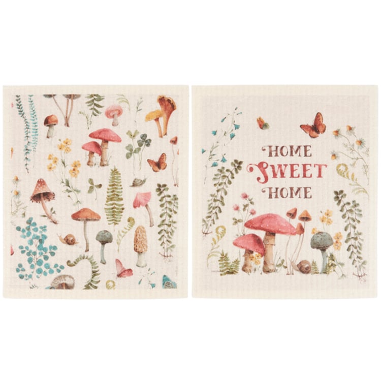 Primitives By Kathy Home Sweet Home Swedish Dishcloth Set