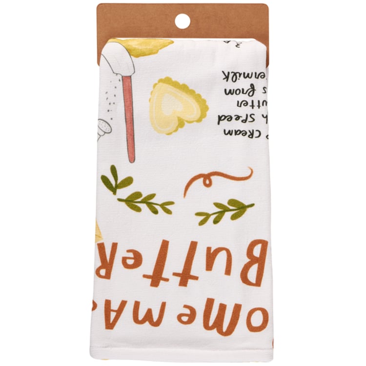 Primitives By Kathy Homemade Butter Recipe Kitchen Towel