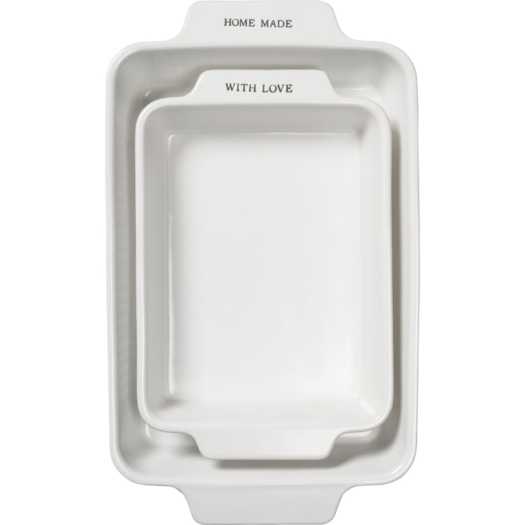 primitives by kathy Homemade Rectangle Baking Dish Set