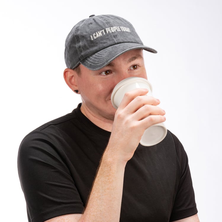 Primitives By Kathy I Can't People Today Baseball Cap