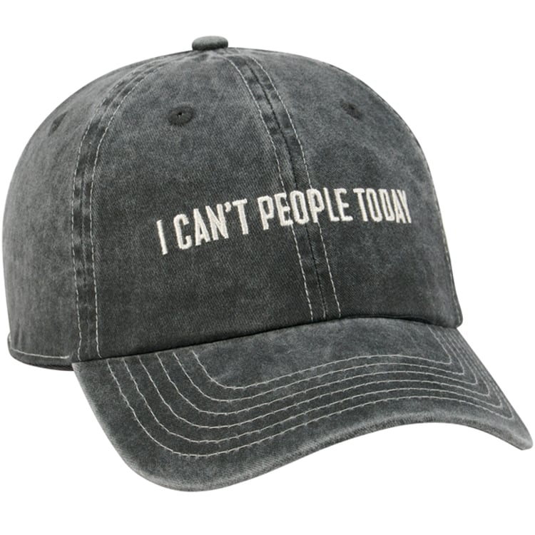 primitives by kathy I Can't People Today Baseball Cap