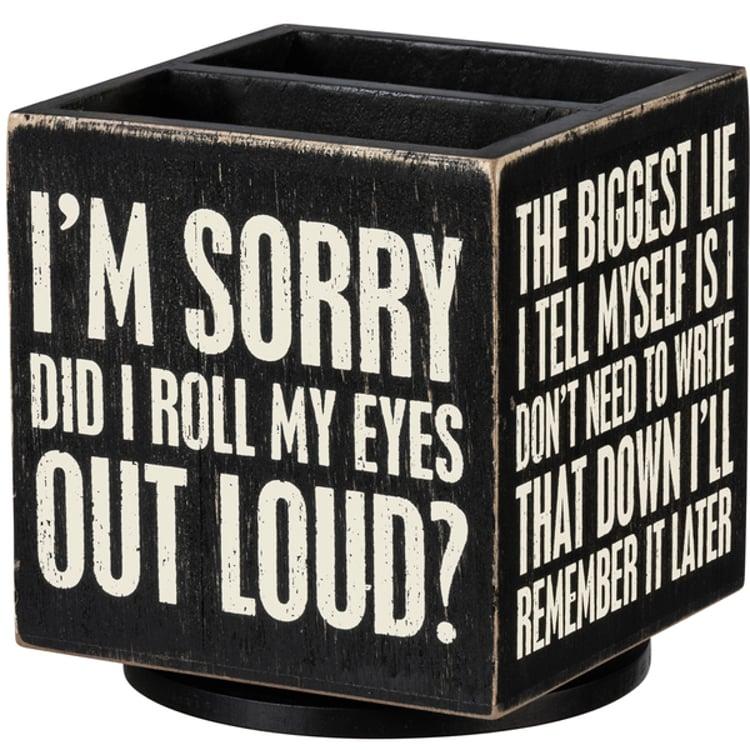 Primitives By Kathy I'll Remember It Later Pencil Holder