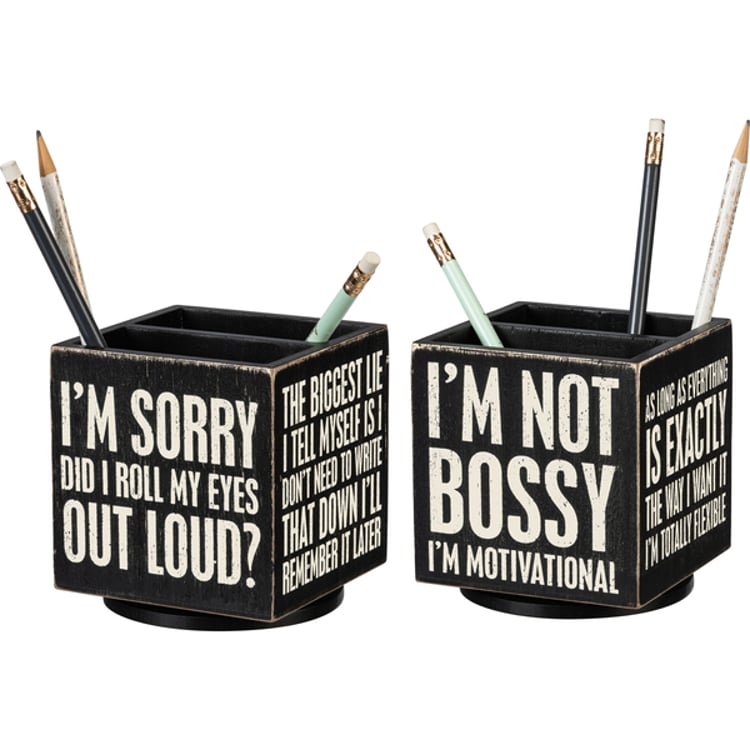 primitives by kathy I'll Remember It Later Pencil Holder