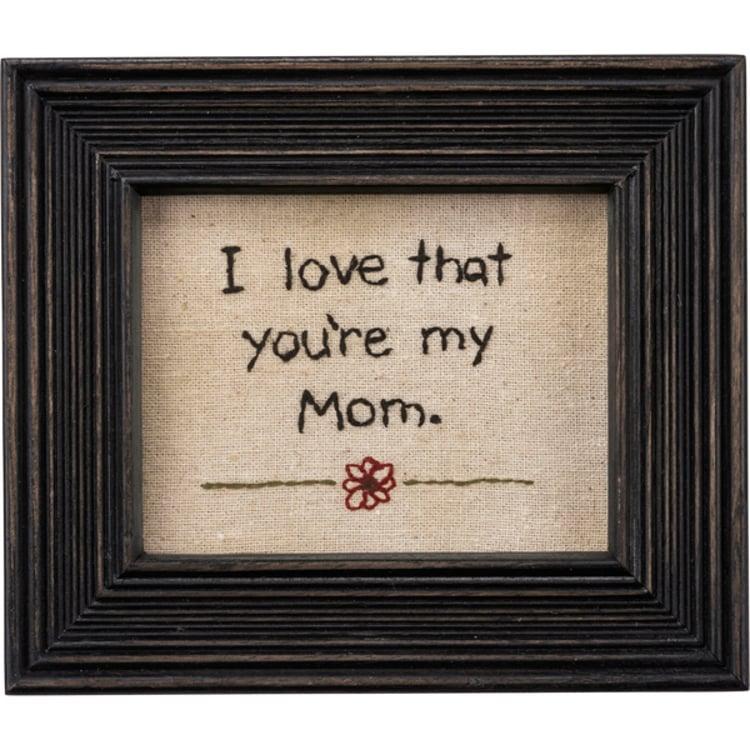 primitives by kathy I Love That You're My Mom Stitchery