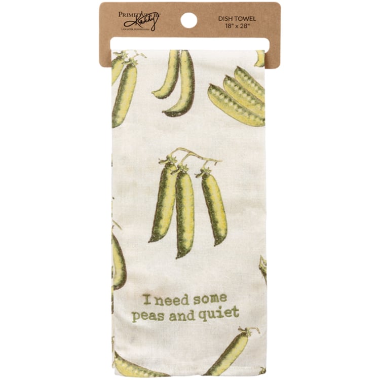 Primitives By Kathy I Need Some Peas And Quiet Kitchen Towel