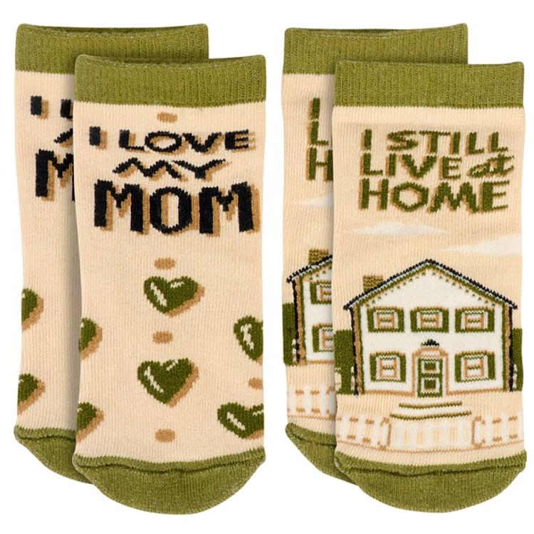primitives by kathy I Still Live At Home Baby Sock Set