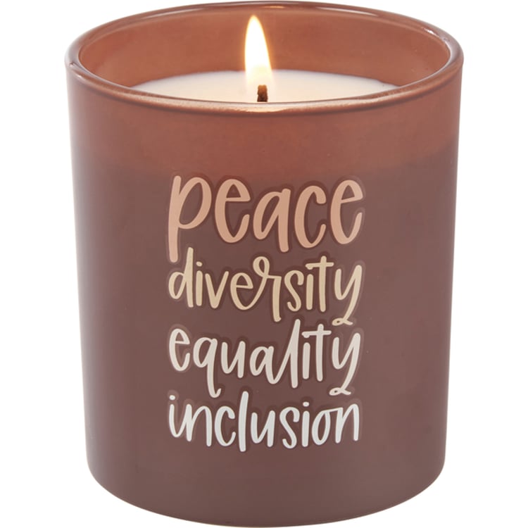 Primitives By Kathy Kindness Peace Diversity Candle