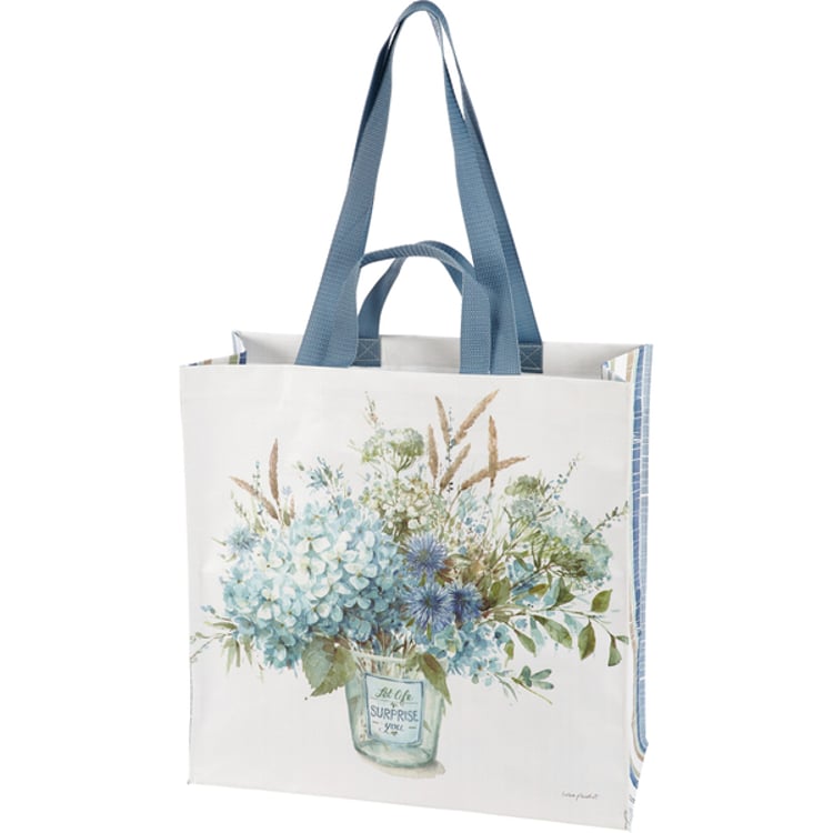 Primitives By Kathy Let Life Surprise You Market Tote
