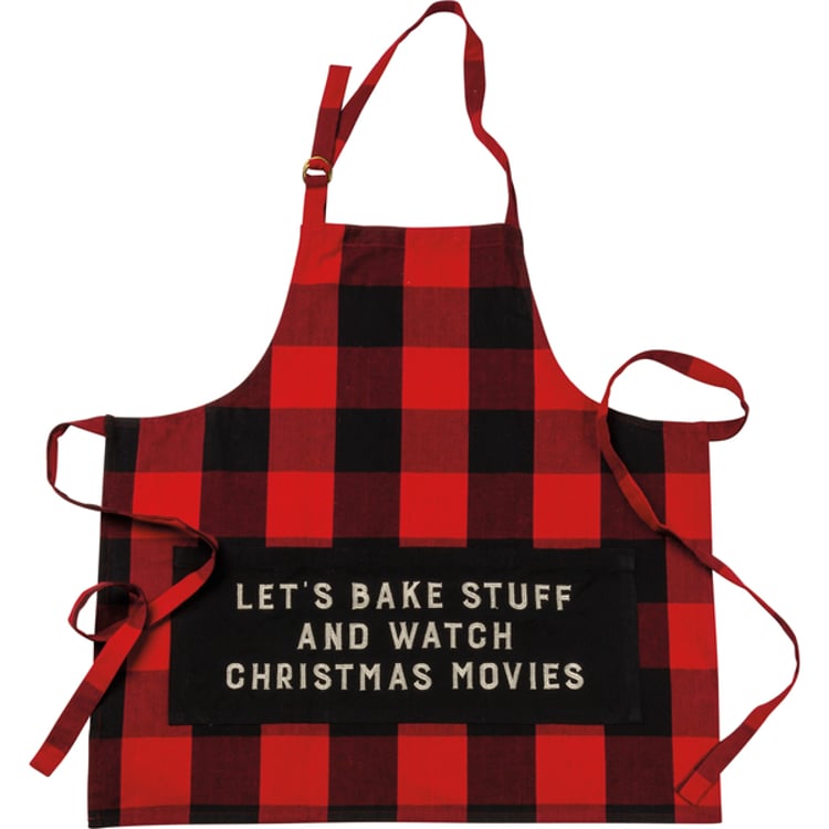 primitives by kathy Let's Bake Stuff And Watch Movies Apron