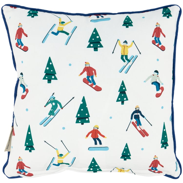 Primitives By Kathy Life Is Better On The Slopes Pillow