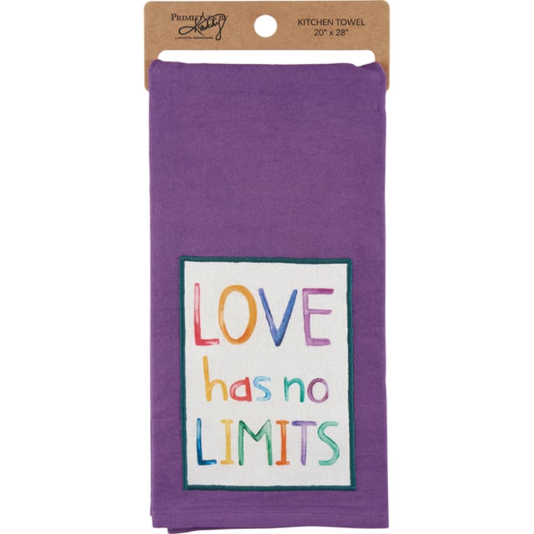 Primitives By Kathy Love Has No Limits Kitchen Towel