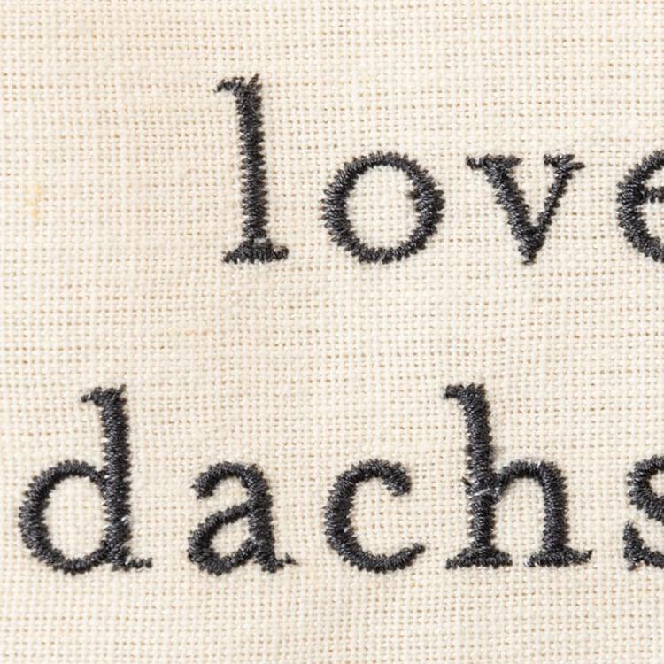 Primitives By Kathy Love My Dachshund Kitchen Towel