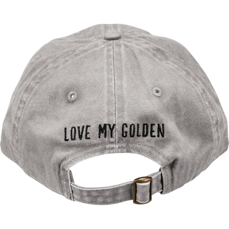 Primitives By Kathy Love My Golden Retriever Baseball Cap