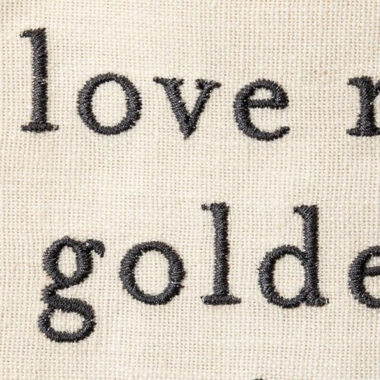 Primitives By Kathy Love My Golden Retriever Kitchen Towel