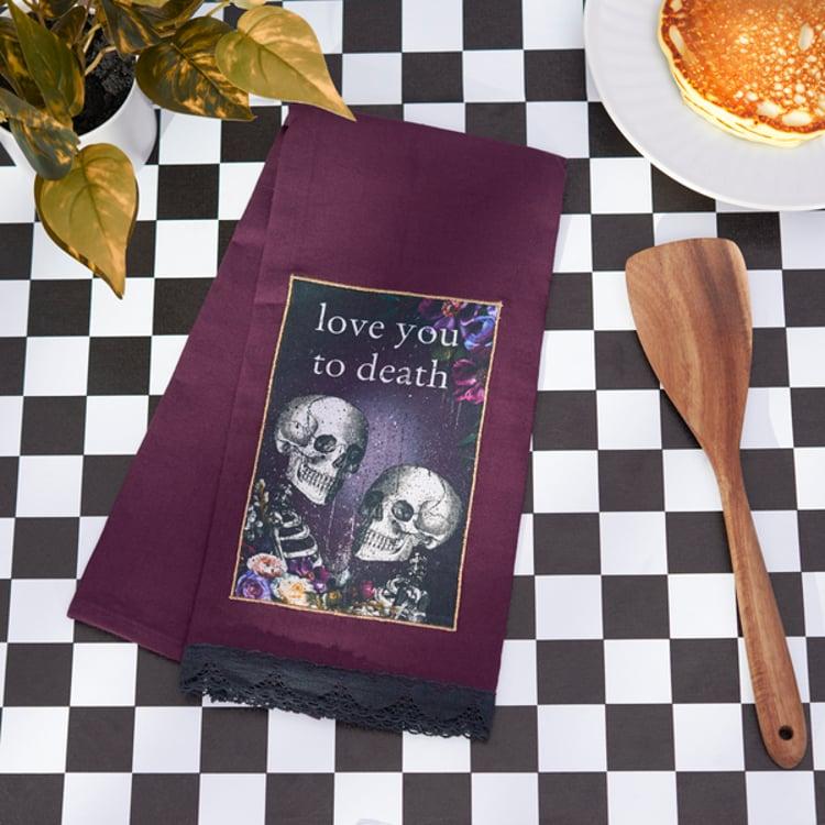 Primitives By Kathy Love You To Death Kitchen Towel